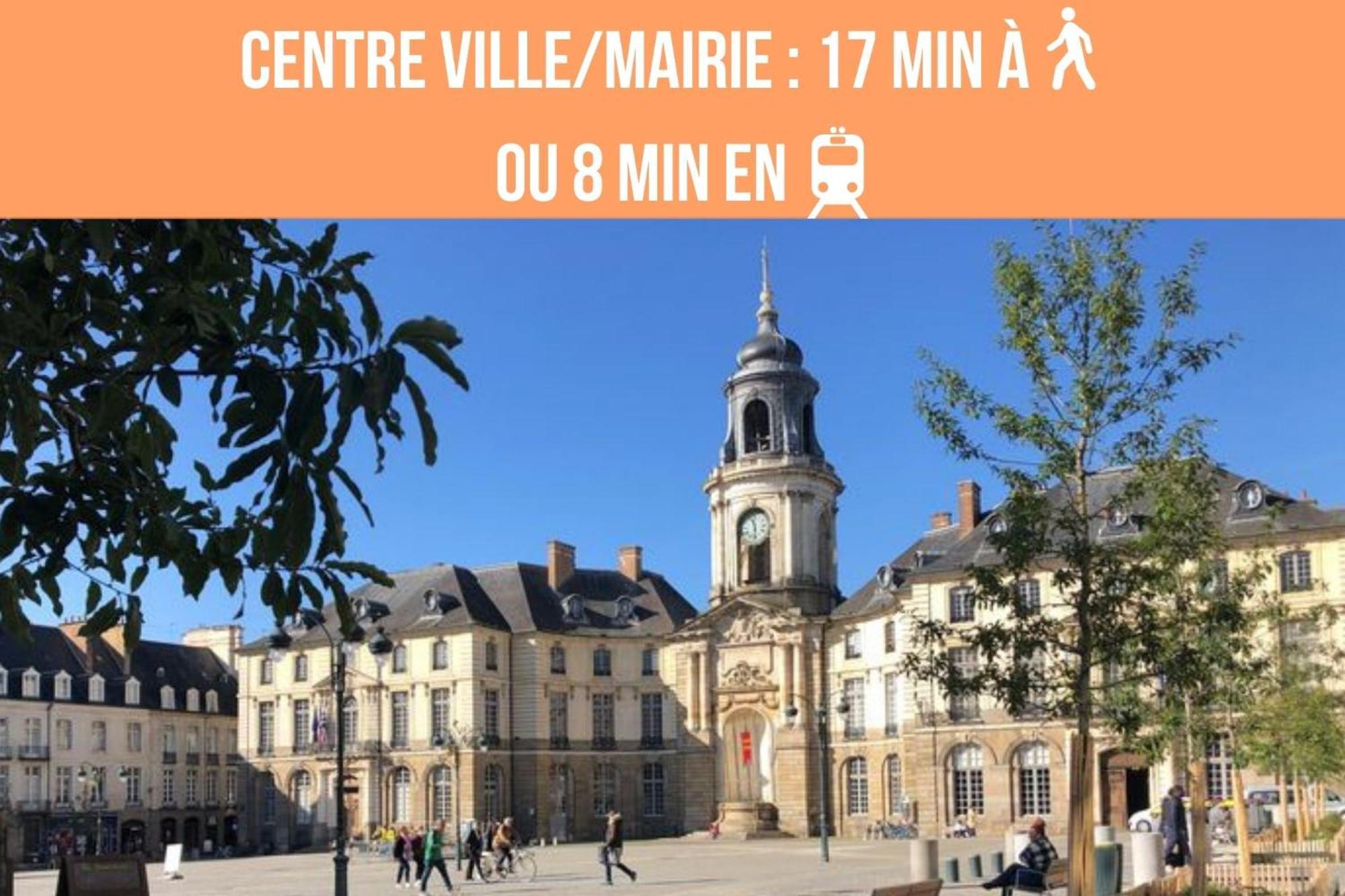 Le Fatsia - Rennes Gare T2 Daire Dış mekan fotoğraf